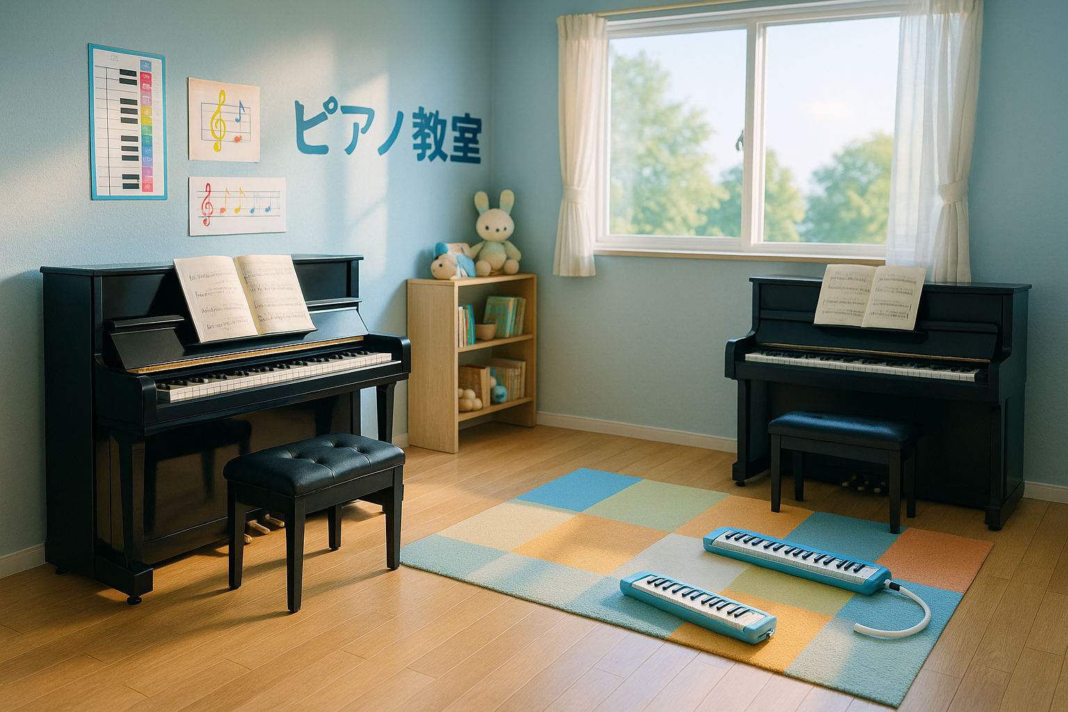 ピアノ教室の風景